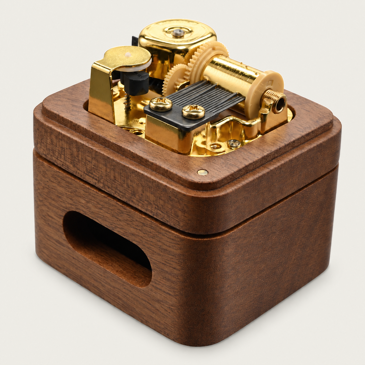 Final Fantasy Wind-Up Music Box with Wooden Resonating Base (Tune