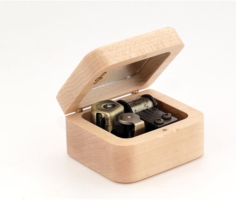 Premium Suzume no Tojimari Theme Song Wooden Music Box with ON/OFF Stopper