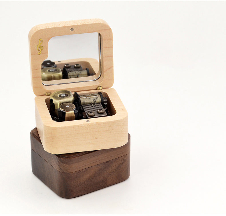 Premium Wooden Music Box with ON/OFF Feature ( BTS Tunes Collection )