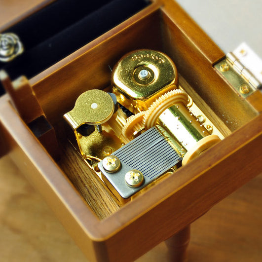 Mini Wooden Piano Music Box with Bench – Unique Gift for Music Lovers, Birthday, Christmas, Home Decor