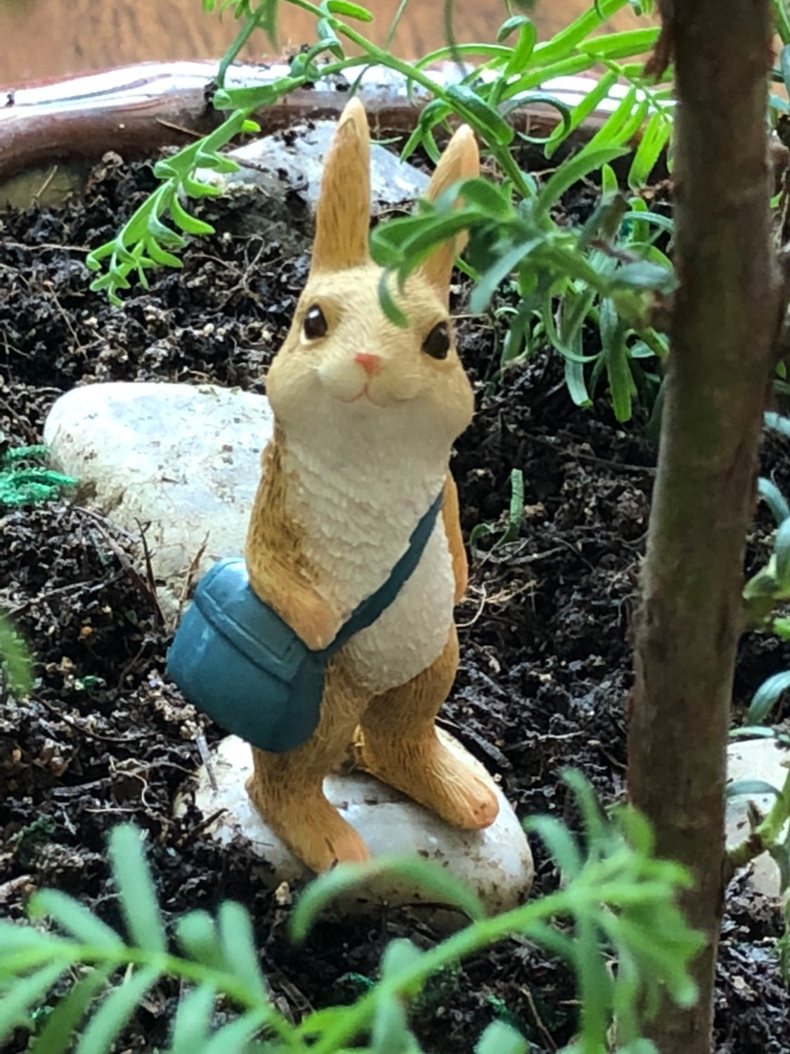 Adorable Rabbit Mini Figurine