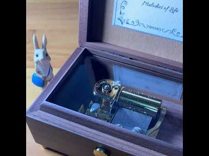 Customized 30 Note Final Fantasy IX Wooden Music Box (Tune: Melodies of Life / The Place I`ll Return to Someday / Song of Memories)