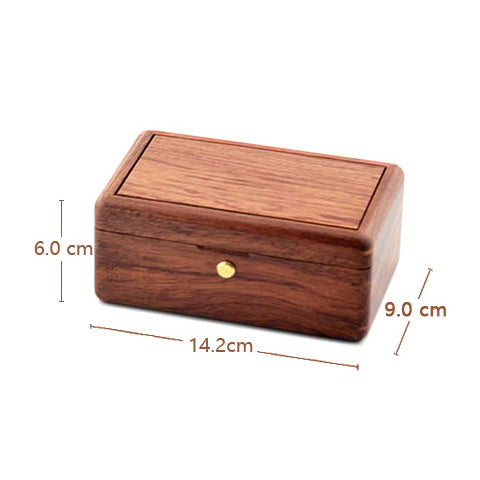 Premium Happy Together Wooden Music Box with Photo Frame & Jewelry Box