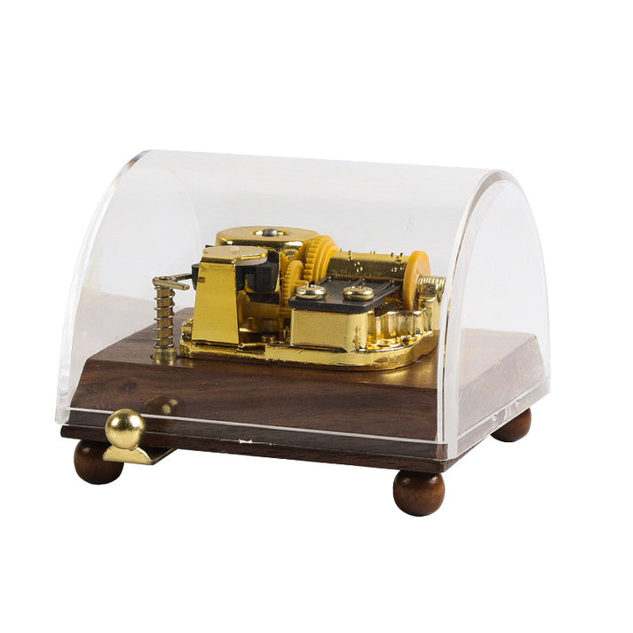 The Legend of Zelda Wooden Music Box with Transparent Cover and ON/OFF Switch ( Tune: Zelda‘s Lullaby )