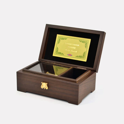Stunning 30 Note Wooden Music Box (multiple songs available)
