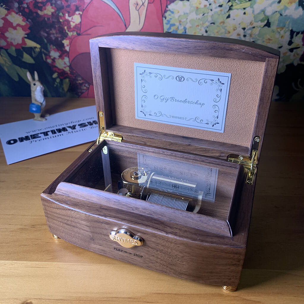 Customized 30 Note InuYasha Wooden Music Box (Tune: Affections Touching Across Time / InuYasha's Lullaby / Shinjitsu no Uta )