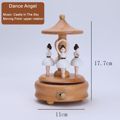 Premium Wooden Music Box for Birthday Present / Christmas Gift / Home Decoration