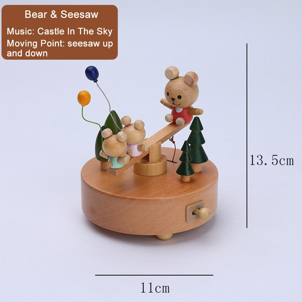 Premium Wooden Music Box for Birthday Present / Christmas Gift / Home Decoration