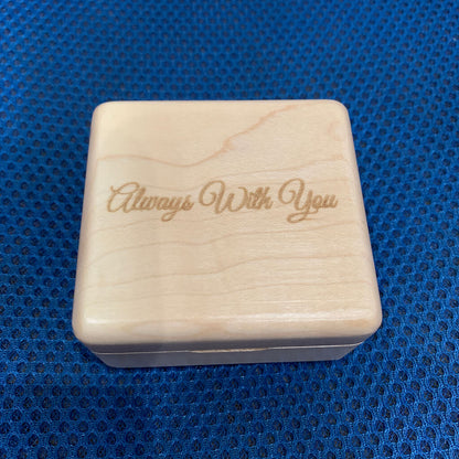 Wood Engraving Service for Wooden Music Box
