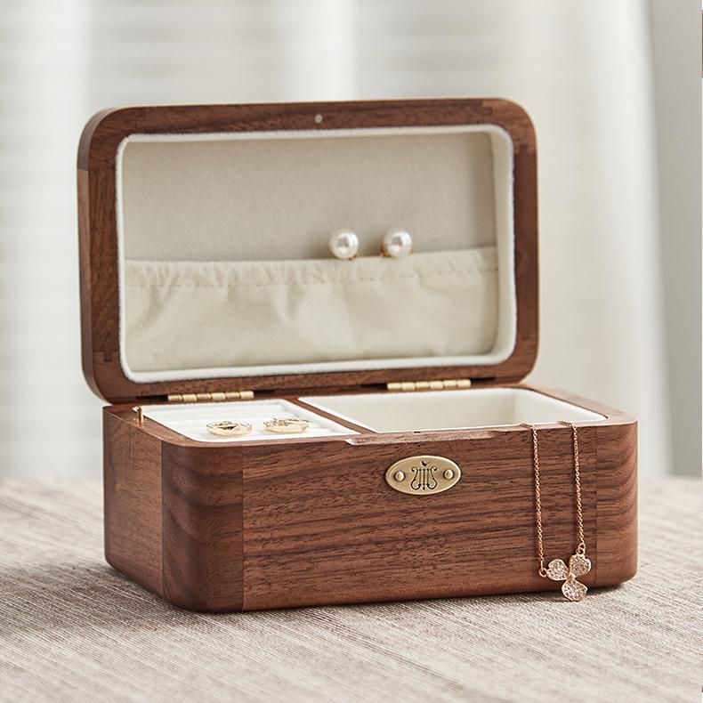 Premium Tangled Wooden Music Box with Jewelry Box (Tune: I See the Light)