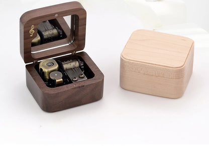 Premium Beatles Wooden Music Box with ON/OFF Feature (Tune: Hey Jude / Let It Be)