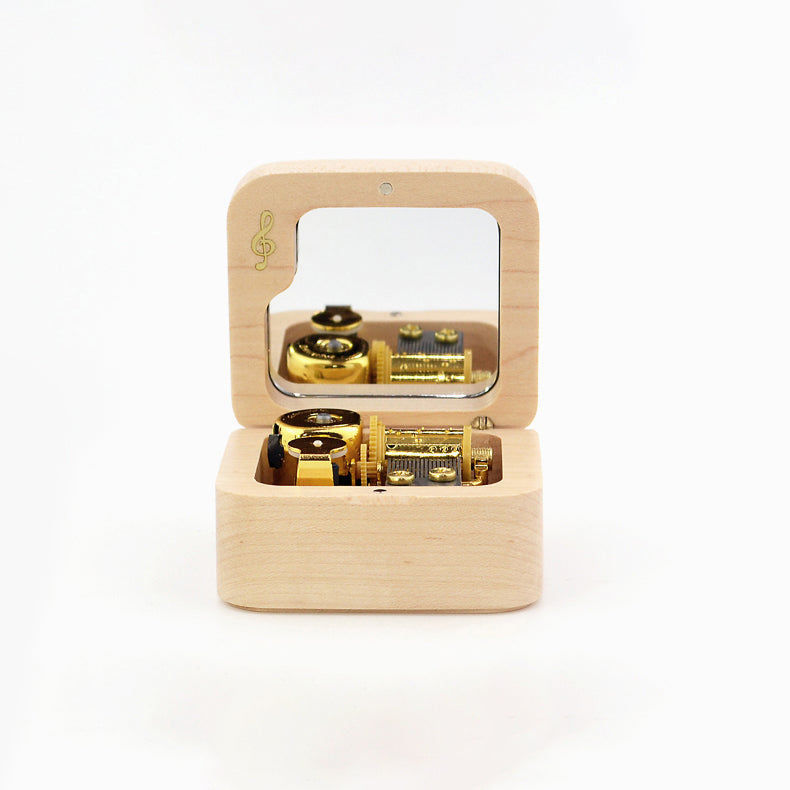 Premium Wooden Music Box with ON/OFF Feature (Studio Ghibli Tunes Collection)