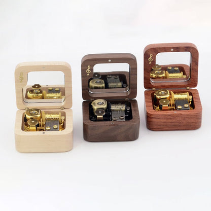 Premium Wooden Music Box with ON/OFF Feature ( Demon Slayer Tunes Collection )