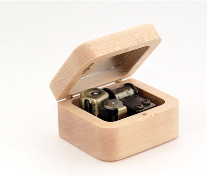Premium Inuyasha Wooden Music Box with ON/OFF Feature (Tune: Affections Touching Across Time / Dearest)