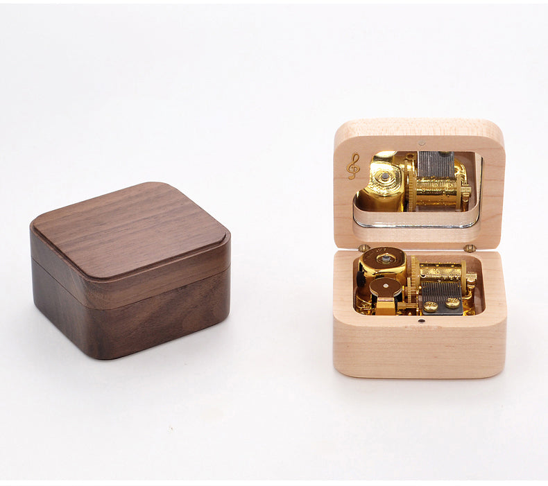 Premium Wooden Music Box with ON/OFF Feature ( BTS Tunes Collection )