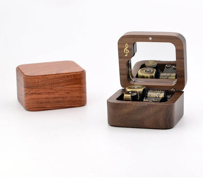 Premium Wooden Music Box with ON/OFF Feature ( Demon Slayer Tunes Collection )