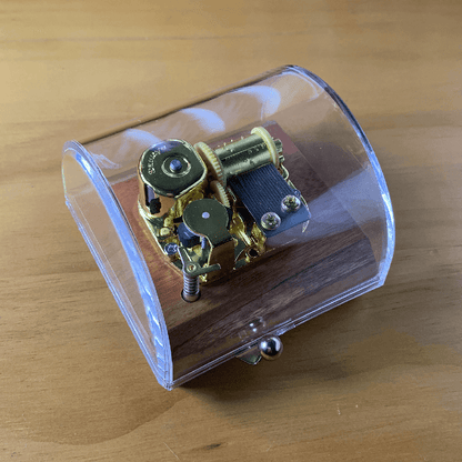 InuYasha Wooden Music Box with Transparent Cover and ON/OFF Switch ( Tune: Affections Touching Across Time / Dearest )