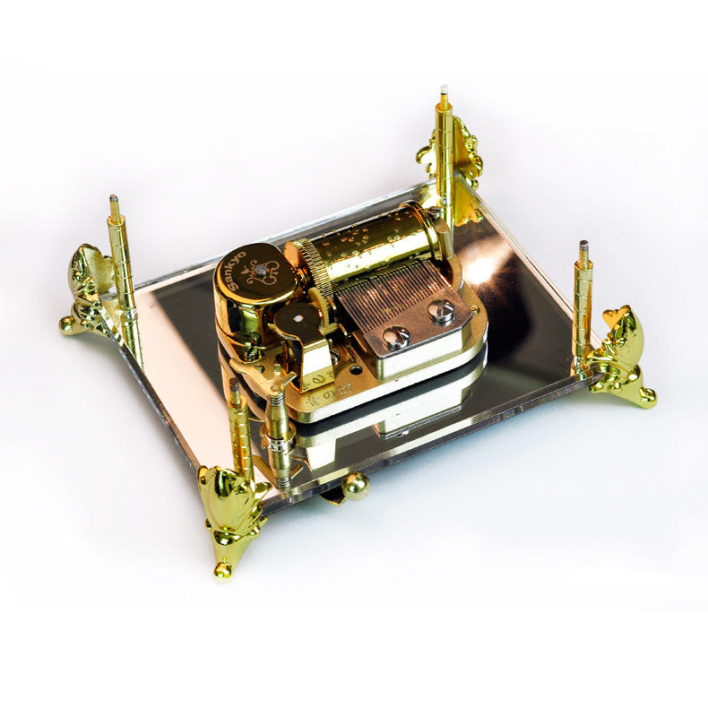 Stunning 30 Note Howl's Moving Castle Glass Music Box (Tune: Merry Go Round of Life)