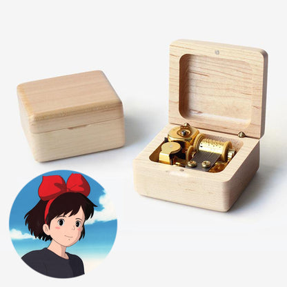Kiki's Delivery Service Wooden Music Box (Tune: A Town with An Ocean View / If I've Been Enveloped by Tenderness)