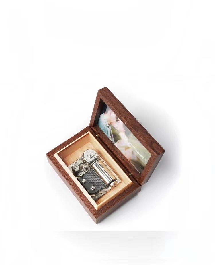 Customized 30 Note Up - Married Life Wooden/Glass Music Box