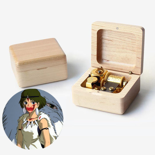 Premium Princess Mononoke Wooden Music Box (もののけ姫)