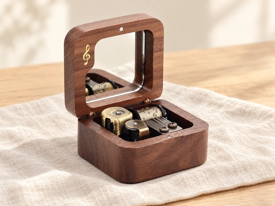 On / off music boxes